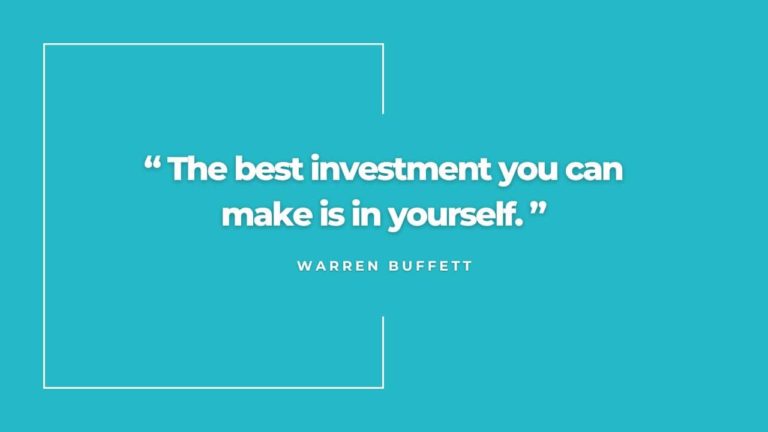 Investing in Your Greatest Asset: Why You Are Your Best Investment